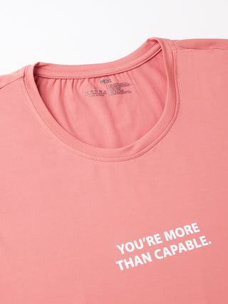 MKH Women Pink Soft Comfort Training Top for Outdoor Fitness