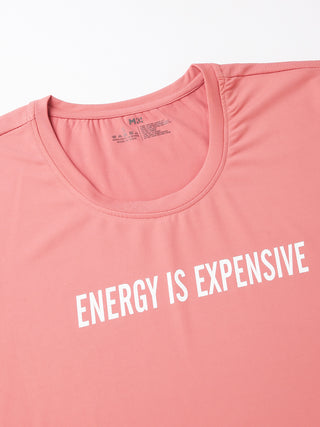MKH Women Pink Flexible Running Wear Top for Gym Activity