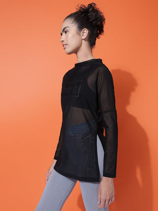 MKH Women’s Mesh Long Sleeve Fitness Shirt