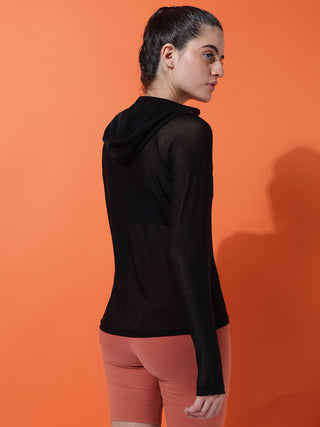 MKH Mesh Style Active Long Sleeve Top