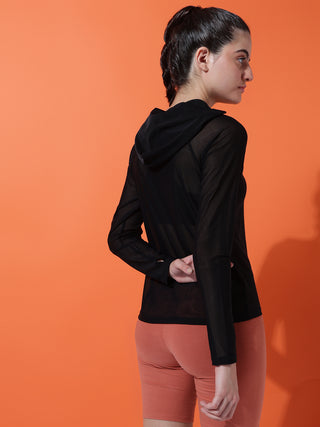 MKH Mesh Style Active Long Sleeve Top