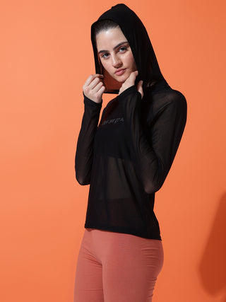 MKH Mesh Style Active Long Sleeve Top
