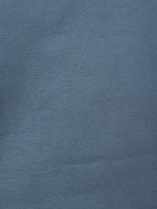 MKH Teal Blue Women Street Style Cotton Fleece Sweatshirt