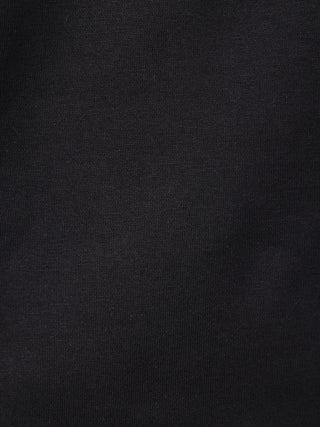 MKH Black Women Everyday Wear Cotton Fleece Sweatshirt