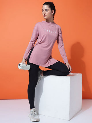 MKH Women Onion Pink Lightweight Training T-Shirt