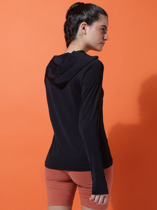 MKH Women Black Ultra Comfort Full Sleeve T-Shirt