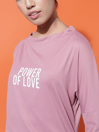 MKH Women Onion Pink Breathable Activewear T-Shirt