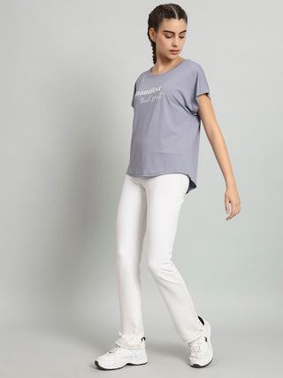 MKH Women Lavender Breathable Training T-Shirt