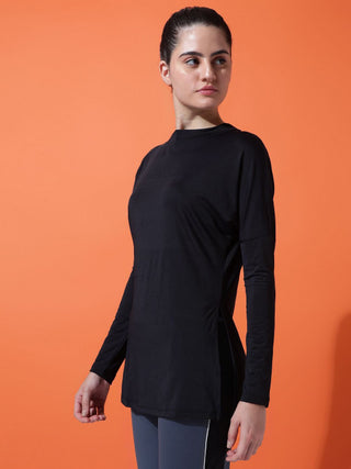 MKH Women Black Everyday Performance T-Shirt